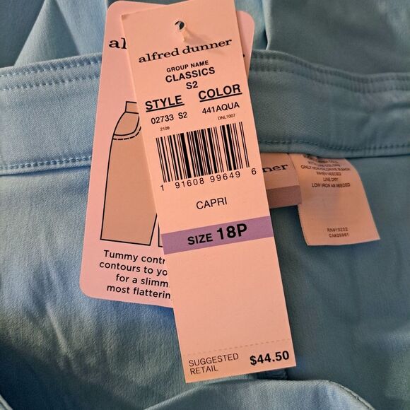 Alfred Dunner Comfort Summer Classic Cropped Costal Grandma Plus Size 18…NWT - Picture 12 of 13